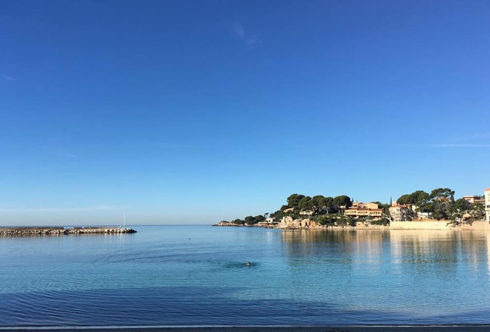 Au Coeur Et Au Calme De Bandol, Parking Et Climatisation Apartment Luaran gambar